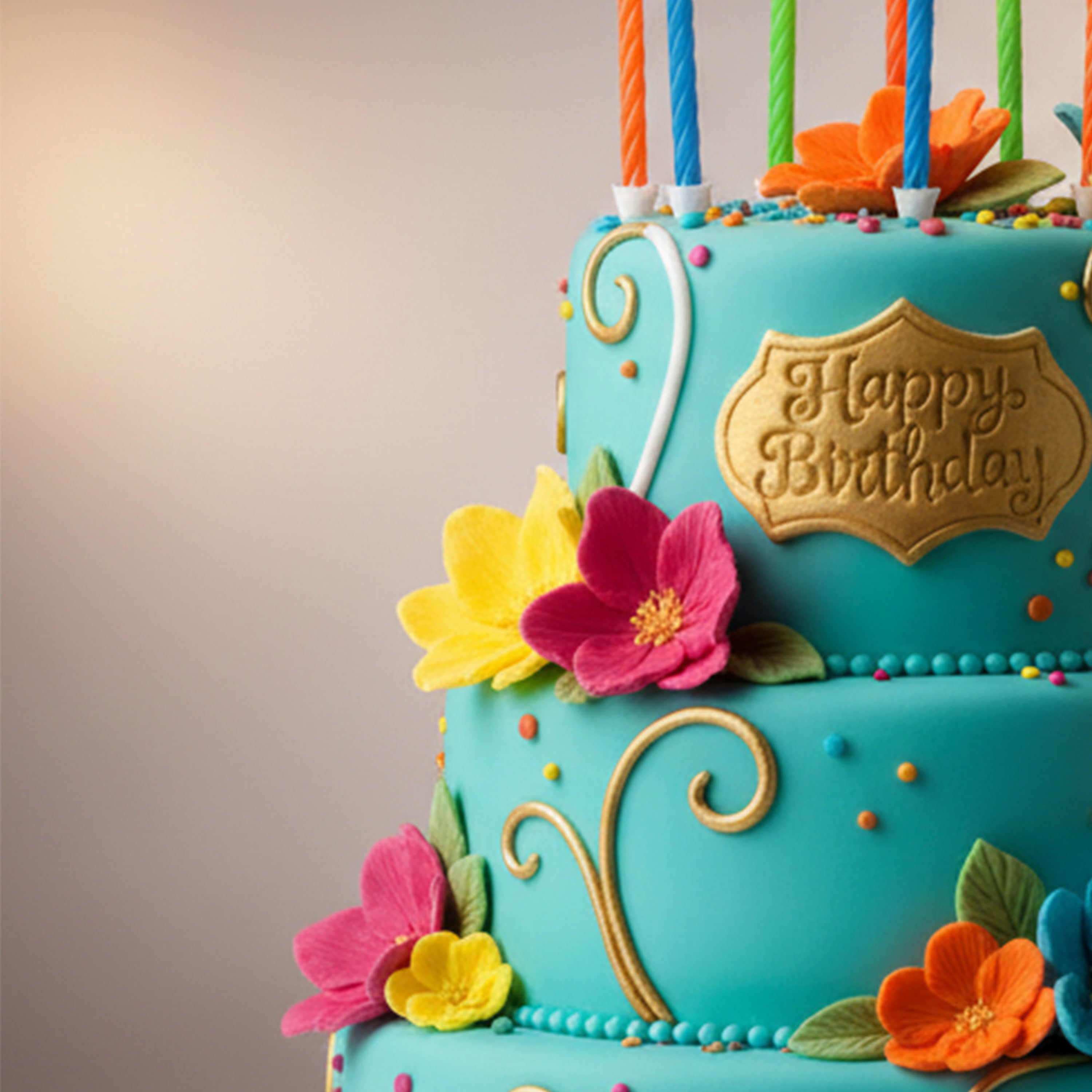 3 Tier Birthday Cake