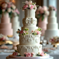 5 Tier Wedding Cake
